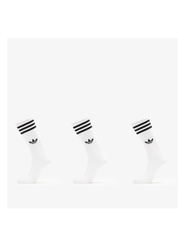 adidas 3S High Crew Socks 3-Pack White/ White/ White S