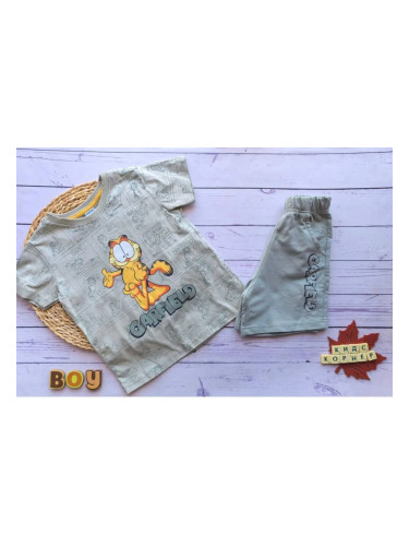 Летен детски комплект Garfield Green