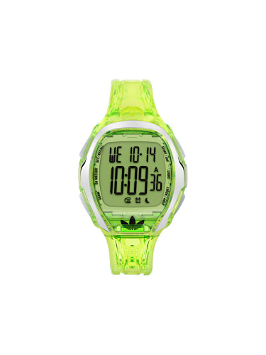 Часовник adidas Athletics One AOFH25005 Зелен