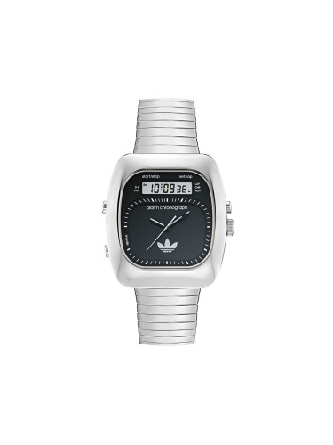 Часовник adidas Retro Wave Three Chronograph AOSY25013 Сребрист