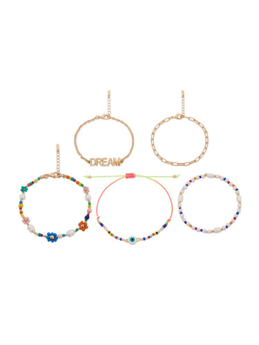 Комплект гривни Aldo Dreamers 13994817 Цветен
