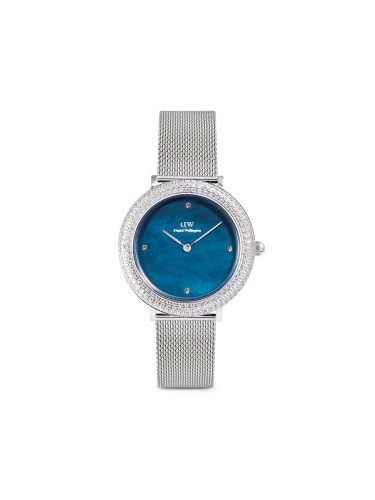 Часовник Daniel Wellington Crystalline Bezel 3 DW00100825 Сребрист