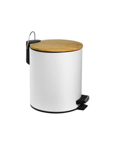 Кошче за отпадъци 5л BAMBOO 1555 БЯЛ МАТ