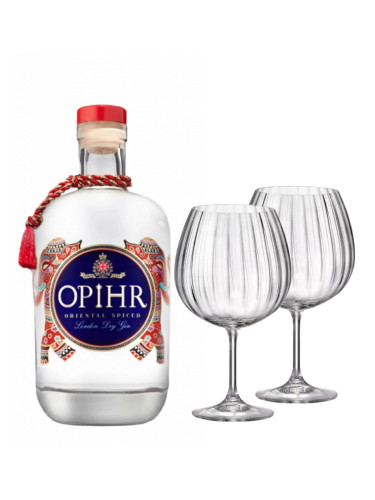 Джин Опир Ориент 42.5% +  2 бр. чаши Bohemia GIN