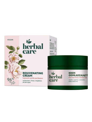 Подмладяващ крем за лице с хиалуронова киселина и розов цвят Farmona HERBAL CARE Rejuvenating cream hyaluronic acid & rose blossom