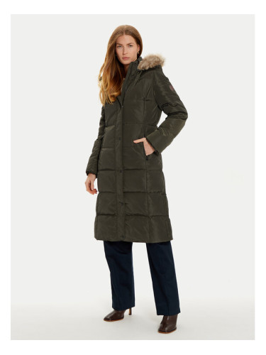 LAUREN RALPH LAUREN Зимно палто 297957518005 Зелен Regular Fit