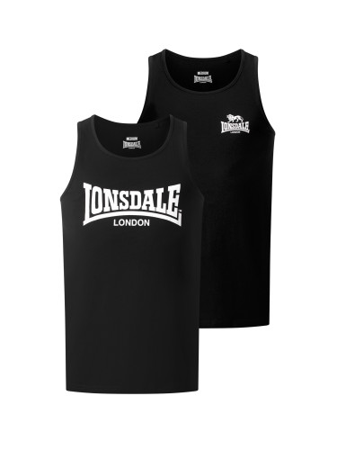Lonsdale Men's singlet regular fit double pack