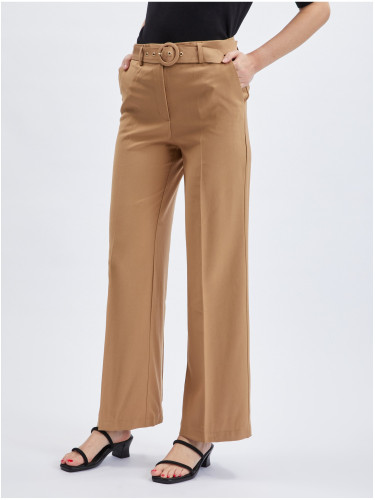 Orsay Light Brown Women's Belt Trousers - Women's