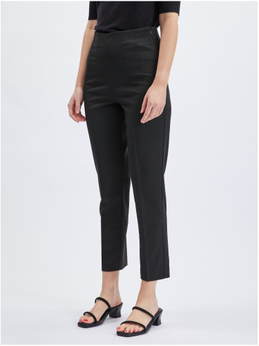 Orsay Black Women's Cropped Trousers - Women's