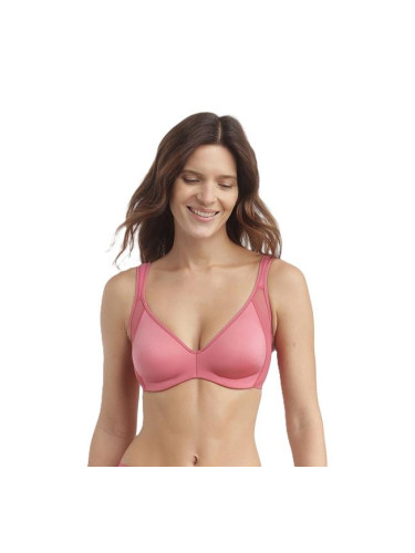 DIM GENEROUS MINIMIZER BRA - Women's Shrinking Bra with Underwire - Pink