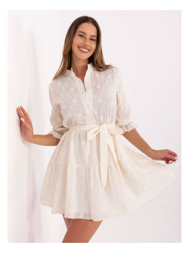 Dress-LK-SK-510085.06-light beige