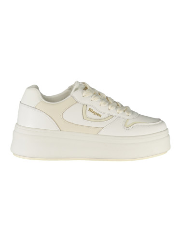 Дамски бели маратонки на платформа