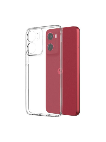 Силиконов кейс MBX 2mm, За Motorola Moto G05/E15, Прозрачен