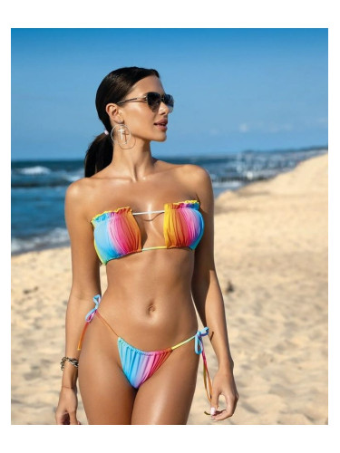 Бански костюм от две части в цветен десен Grace-92/W - 610