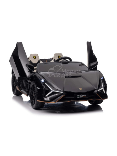 Двуместна акумулаторна кола Lamborghini SIAN дрифт