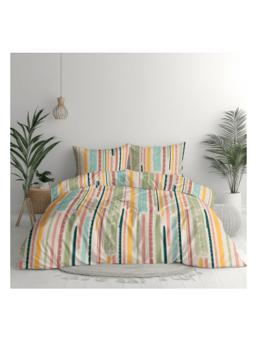 Спален Комплект ХЕПИ, 100% Памук Ранфорс, 3 части