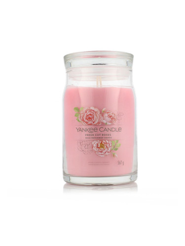 Yankee Candle Signature Fresh Cut Roses Ароматна свещ 567 g