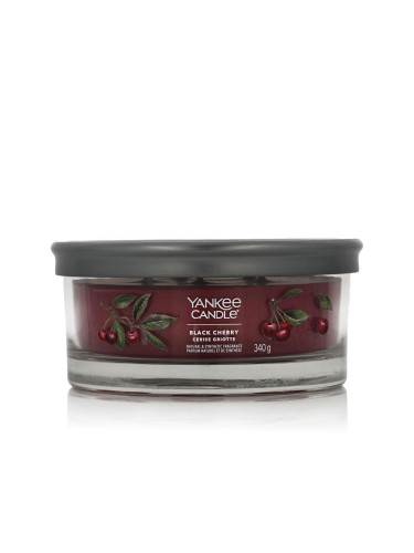 Yankee Candle Signature Black Cherry Ароматна свещ 340 g