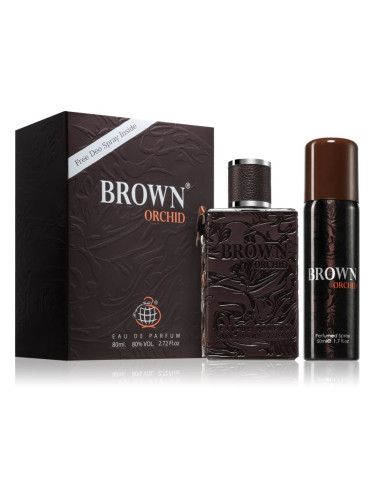 Fragrance World Brown Orchid подаръчен комплект за мъже 1 бр.