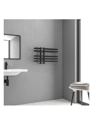 Лира за баня DORA 700х400 Черен мат