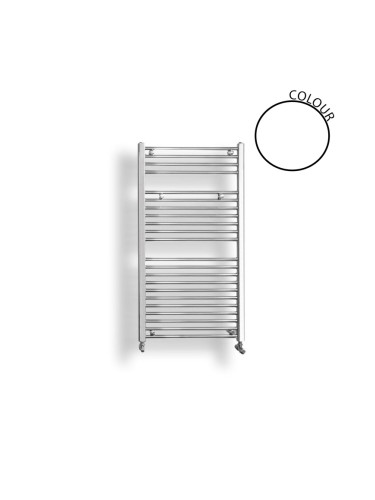 Електрическа лира за баня, бял мат, 1180х450мм с термостат KARAG NILE