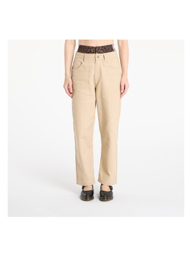 Панталони adidas Firebird Utility Pants Stone Khaki/ Bliss Lilac/ White 25/30