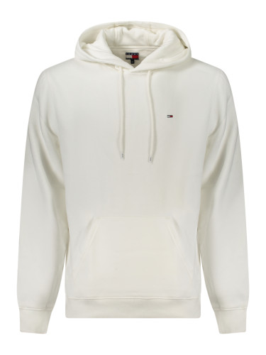 Бял мъжки суичър с качулка