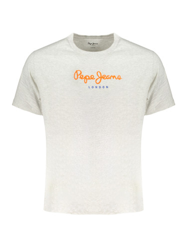 PEPE JEANS MEN'S SHORT SLEEVED T-SHIRT GRAY
