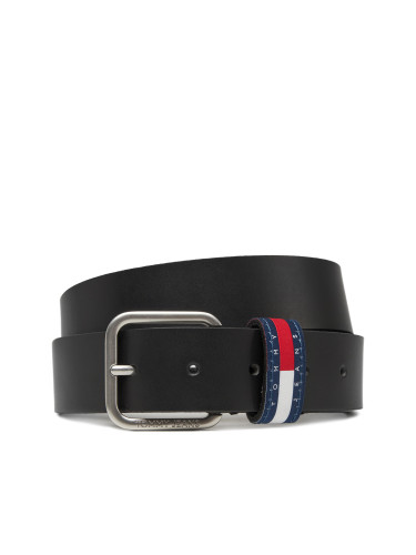 Мъжки колан Tommy Jeans Ryan 3.5 AM0AM13415 Черен