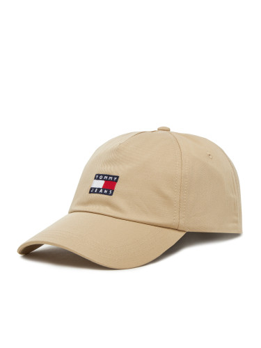 Шапка с козирка Tommy Jeans Heritage Core Cap AM0AM12933 Бежов