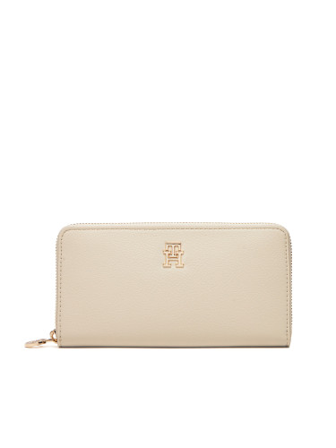 Портфейл Tommy Hilfiger Th Distinct Lrg Za AW0AW17482 Екрю