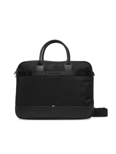 Чанта за лаптоп Tommy Hilfiger Th Nylon Travel Computer Bag AM0AM13470 Черен