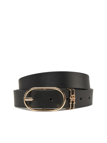Дамски колан Tommy Hilfiger Feminine 2.5 AW0AW17494 Черен