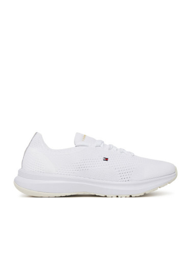 Tommy Hilfiger Сникърси Th Knit Runner FW0FW08813 Бял