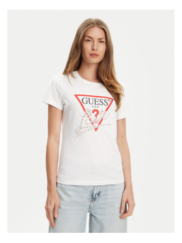 Guess Тишърт W5YI40 I3Z14 Бял Regular Fit