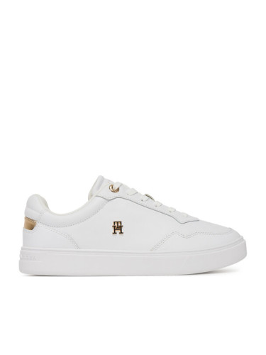 Tommy Hilfiger Сникърси Essential Elevated Court Sneaker FW0FW08758 Бял