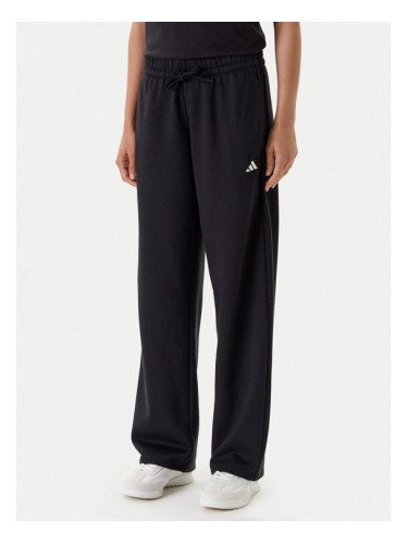 adidas Долнище анцуг Essentials Small Logo Feel Cozy JC5921 Черен Regular Fit