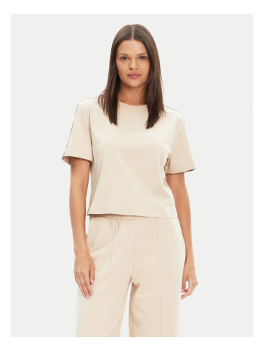 Guess Тишърт V3RI08 I3Z14 Бежов Regular Fit