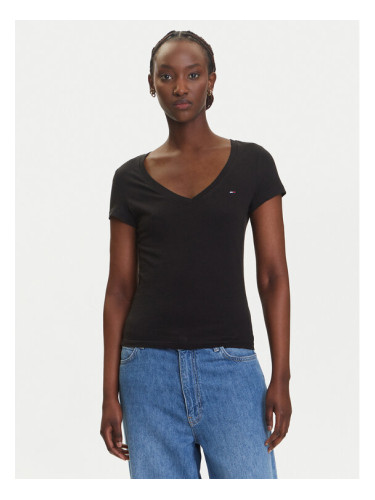 Tommy Jeans Комплект 2 тишъртки DW0DW21367 Черен Slim Fit