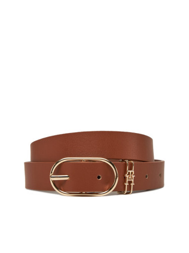 Tommy Hilfiger Дамски колан Feminine 2.5 AW0AW17494 Кафяв