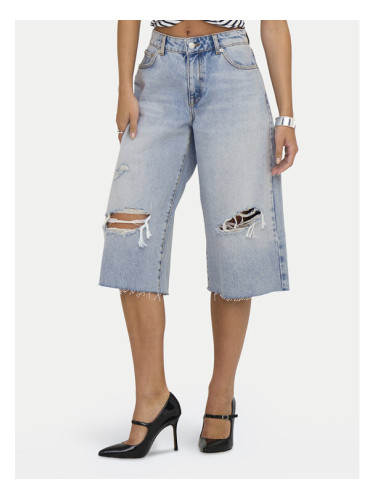 ONLY Дънкови шорти Cobain 15349183 Син Loose Fit