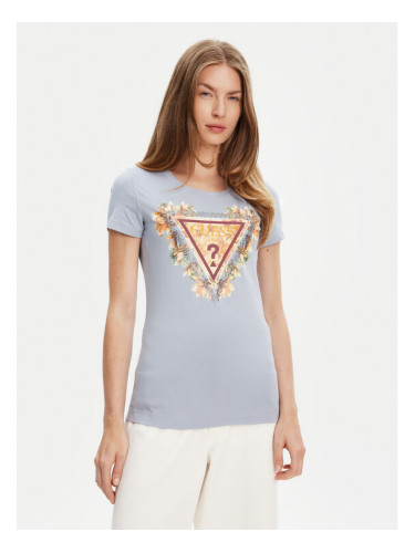 Guess Тишърт W5YI08 J1314 Син Regular Fit