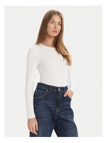 Guess Jeans Боди W4BP41 J1314 Бял Slim Fit