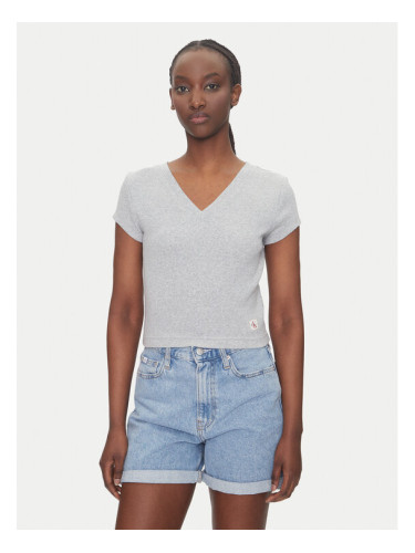 Calvin Klein Jeans Тишърт LV047C910G Сив Regular Fit