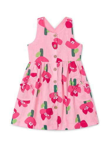 Mayoral Лятна рокля 3960 Розов Regular Fit