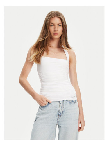 Guess топ W5YP28 KACM2 Бял Regular Fit