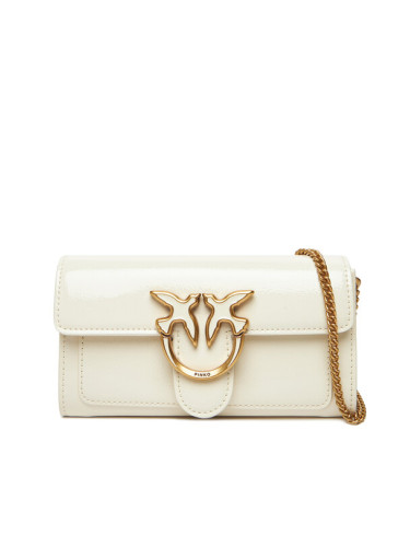 PINKO Дамска чанта Love One Wallet C PE25 PLTT 100062 A1UV Бял
