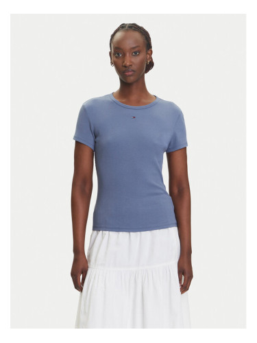 Tommy Jeans Тишърт Essential DW0DW17383 Син Slim Fit