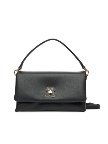 Tommy Hilfiger Дамска чанта Th Modern Conv Crossover AW0AW17465 Черен