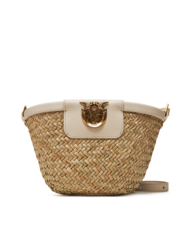 PINKO Дамска чанта Love Summer Bucket PE 25 PLTT 103325 A1RL Бежов